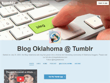 Tablet Screenshot of blogoklahoma.org